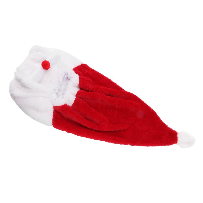 Christmas Helmet Cover Plush Scratch Proof Motorcycle Helmet Hat for