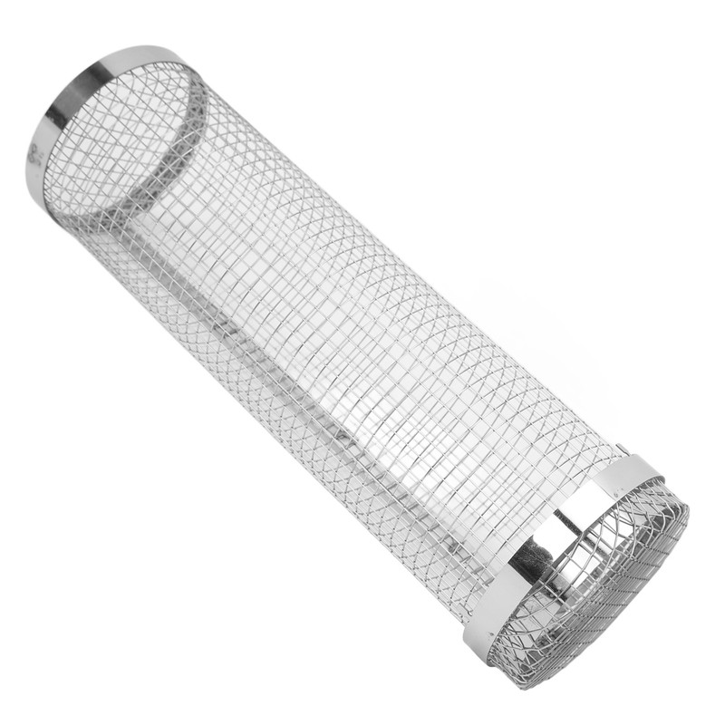 BBQ Net Tube Rolling Grilling Basket Stainless Steel Wire Mesh