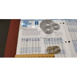 Thurston (1) Thurston  1.25 x .028 x 3/8 #314 ~ HSS Slitting Jeweler's Slotting Saw Blade