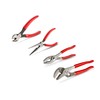 TEKTON Pliers Set, 4-Piece (Groove Joint, Slip Joint, Long Nose,