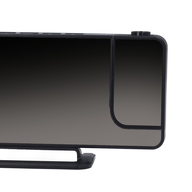 Projection Alarm Clock 7.4 Inch LED Mirror Digital Alarm Clock