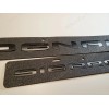 GMC 4PCS Set Matte Black Door Rear DENALI SIERRA Emblems