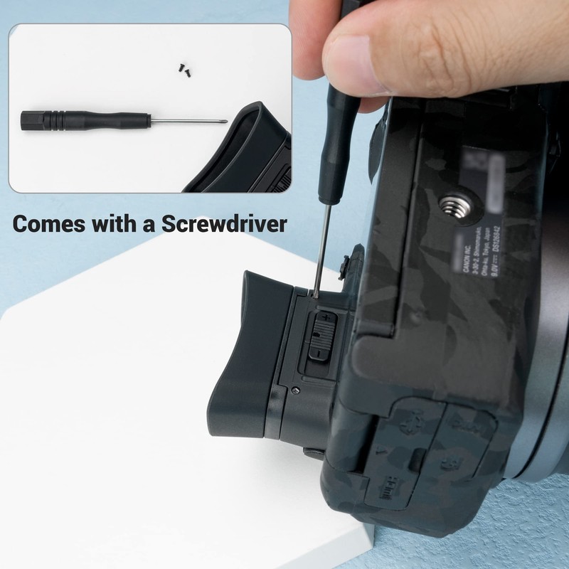 KIWIFOTOS Camera Extended Eyecup Eyepiece Compatible with Canon EOS R10