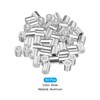 uxcell 1/4" 6mm Aluminum Crimping Loop Sleeve Single Round Ferrule