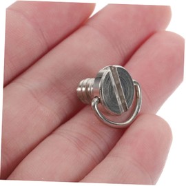 TEHAUX 5Pcs D Ring Camera Screws for Tripod Mounting Quick Release Fixing Screws Lightweight Durable Construction Compatible with Cameras Accessories