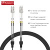 RamboCables 20 m Armoured Fibre Optic Cable OM3 LC to