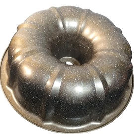 GENERIC Rosca grande de acero inoxidable con antiadherente para Panque o Gelatina 26cm