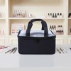 YAHOURWAT Nail Polish Organizer Case Holds 30 Bottles(15ml-0.5 fl.oz)