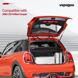 Vepagoo 4360 Rear Hatch Struts Compatible with 2002-2014 Mini Cooper Hatchback 2-Door Hatch-Fits R50 / R53 Shocks Liftgate Lift Supports (Excluding Clubman & John Cooper Works Split Door), PM1095
