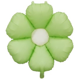 CHANGZHONG Daisy Balloons- Green Daisy Flower Foil Balloons for Party Decorations Boy Girls Daisy Themed Birthday Party Baby Shower Wedding Daisy Balloons Decorations
