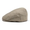 JANGOUL - Gorro de Boina de Tweed de Lana para