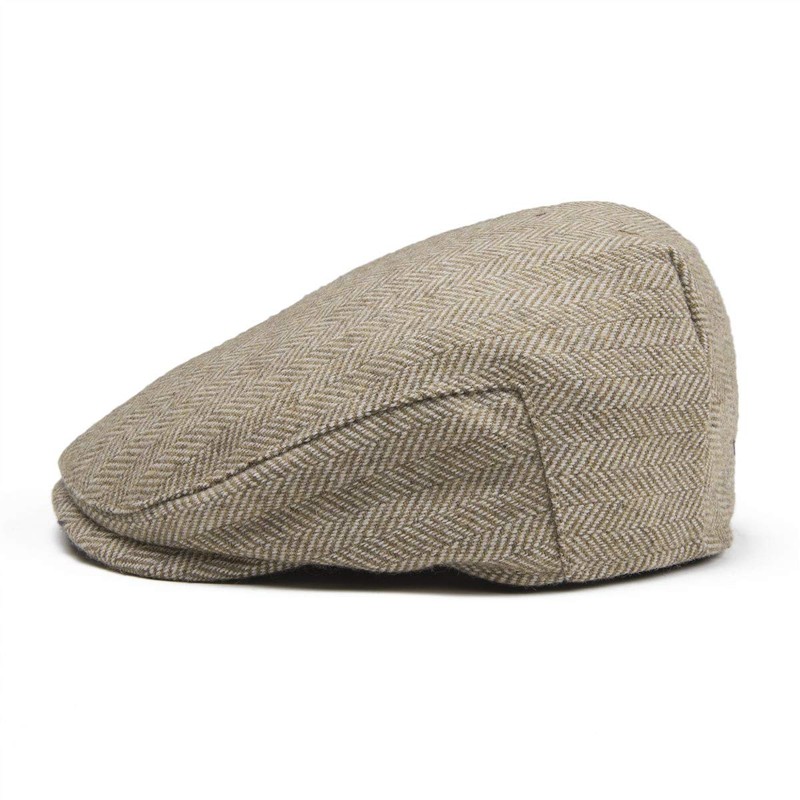 JANGOUL - Gorro de Boina de Tweed de Lana para
