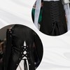 197 Inches Corset Ribbon Laces Elegant Black Straps for Dress