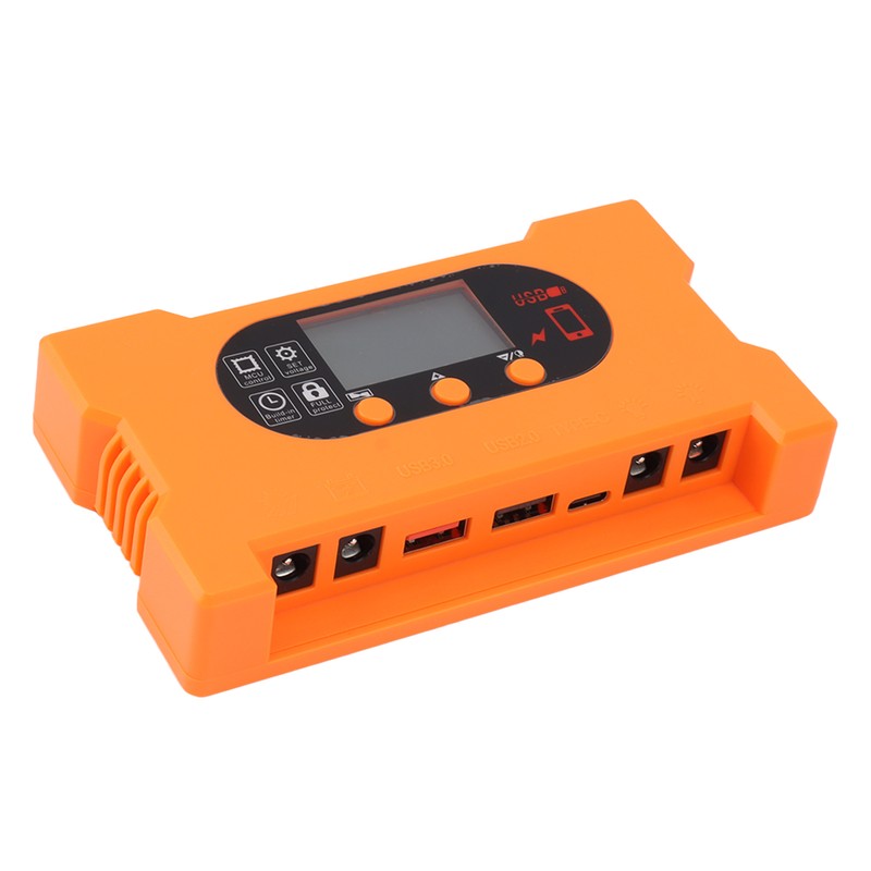 Solar Charge Controller Dual USB Type C Fast Charge Solar