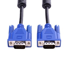 BeElion 15Pin 5FT Gold Plated DB15 VGA Male to Male Monitor Cable VGA to VGA,HD| Blue| 1.5 Meters