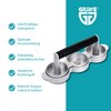 GRÄWE Hamburger Press for 3 Mini Burger Patties, 3 Mini