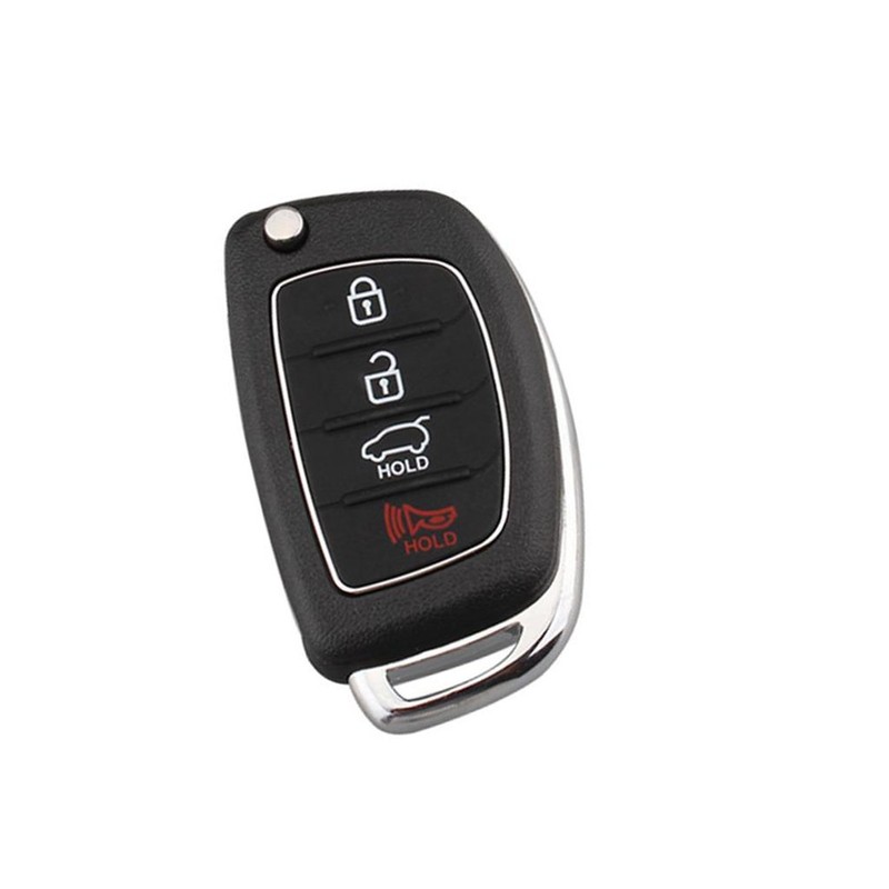 Car Key Case 4 Buttons Car Key Cover for Hyundai