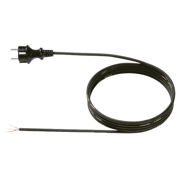 Bachmann 322.186 SCHUKO Power Cable 5 m Black