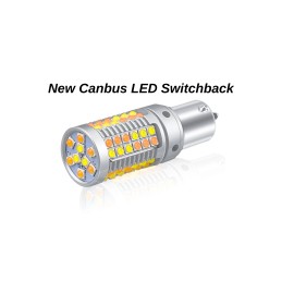 Rms lighting 1157 Switchback Ultra White /Yellow LED Bulb With Canbus & 28Watts & 2800 Lumens