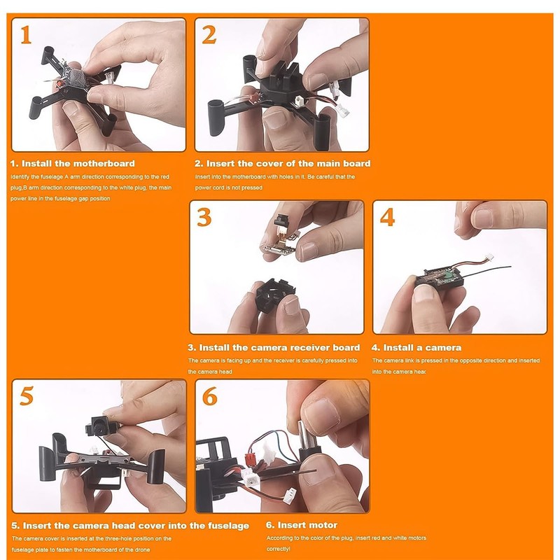 VOANZO Remote Control Mini Drone Kit Mini Quadcopter Remote Control