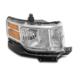 ZMAUTOPARTS Replacement Headlight Headlamp Lamp Passenger Side Chrome For 2009-2012 Ford Flex
