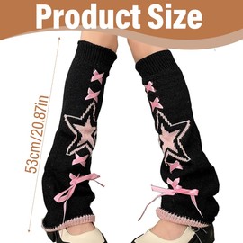 KGDUYC Leg Warmers for Women Ladies Leg Warmers - Alpaca Leg Warmers, Autumn and Winter Leg Warmers - Leg Warmers (Pink), multicoloured