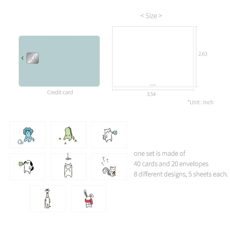 Monolike Message Cards, Mini Cards, Buddy Version 2, Message Card,