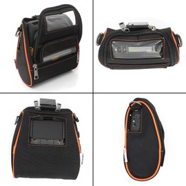 EXCEPRINT Carrying Case for Zebra ZQ520 & ZQ521 - Portable Thermal Label Printer Bag with Shoulder Strap and Belt Clip, Easy Transport and Protection, Convenient Label Access