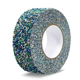 QILIMA Pool Rubber Grip Tape 5cm x 5m-Blue, Heavy Duty Anti Slip Tape for Stairs & Outdoor Safety, Waterproof Traction Strips for Pool Sides, Showers, Bathroom