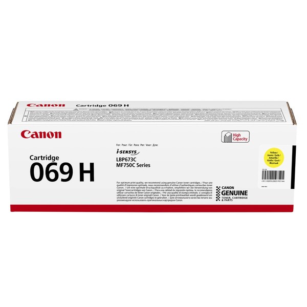 Canon 069H - High Yield - Yellow - Original -