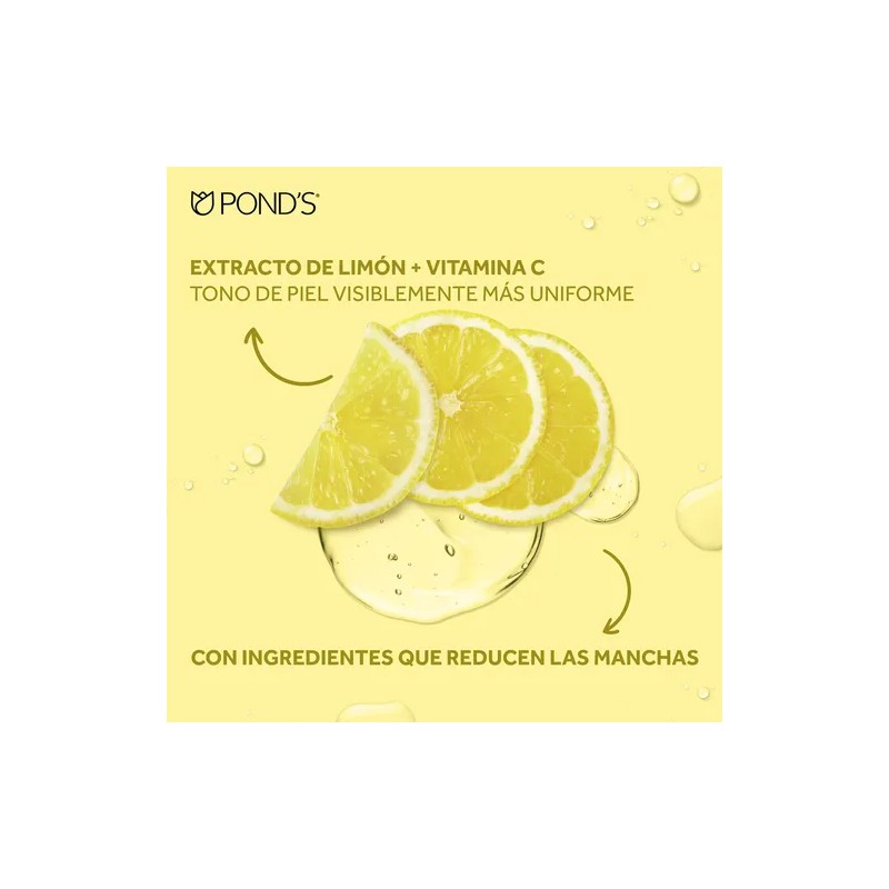 Pond's Agua Micelar Antimanchas con Vitamina C, Limpia 99 %