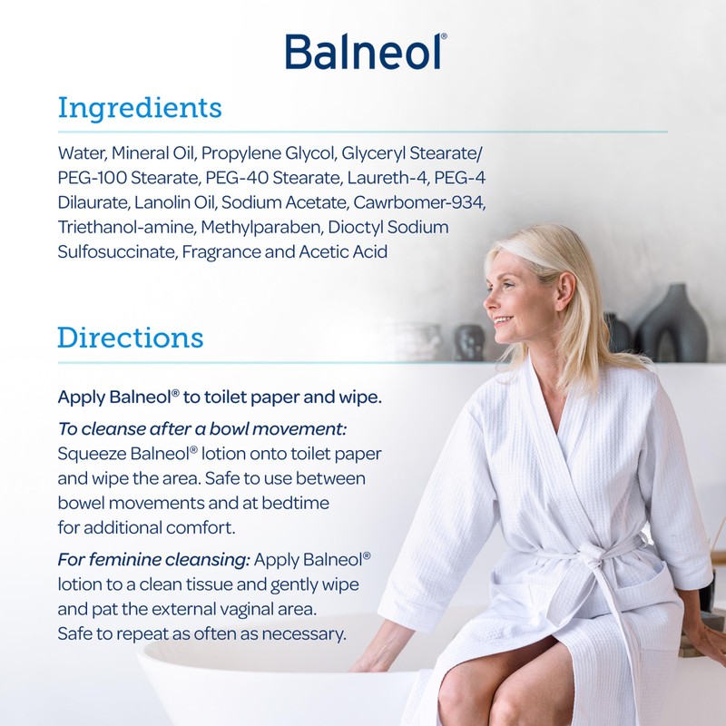 Balneol Hygienic Cleansing Lotion, 3oz Bottle (pack of 2)