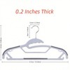 10 Pack Plastic Clothes Hangers Non-Slip | 0.2" Thickened Shirts