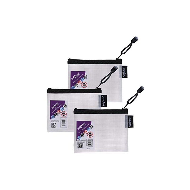 Snopake A6 High Capacity EVA Mesh Zippa-Bag [Pack of 3]
