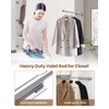 Supforce Valet Rod for Closet Pull Out, Retractable Slide Out