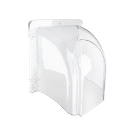 Laroal Transparent Waterproof Rain Cover For Doorbell Acrylic Rain Cover For Attendance Machine Ring Doorbell Cover Waterproof Protection Box Protective Accessories