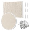 OLYCRAFT 2pcs Honeycomb Ceramic Soldering Boards Rectangle Round Soldering Honeycomb