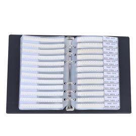 0201 170 Value Resistors Assortment Kit Electron Components Plastic Sample Book Black