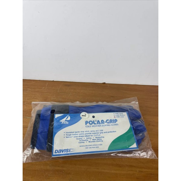 Davis Instruments Polar-Grip Cold Weather Boating Gloves Size Large NEW