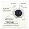 White Noise Alarm Clock Digital Rechargeable Bluetooth Alarm Clock 17