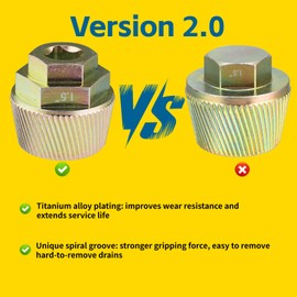 VTWTV 1.5" Tub Drain Removal Tool, Bathtub Drain Extractor for The Old, Broken, Stubborn, Rusted Drain Tub Bathtub Stopper, Strong Grab Plumbing Tools