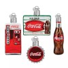 Old World Christmas Coca-Cola Mini Diner 4-Pc Set Ornament