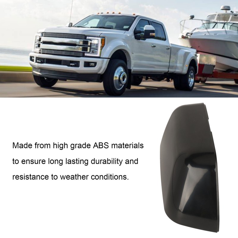 Mirror Cover Cap Black Exterior Rearview Side Mirror Housing for