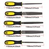 Maizoon File 6inch/15cm 5-piece Set of High Carbon Steel Metal