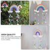 Baby Mobile Baby Bed Wind Chimes Hanging Clouds Raindrops Rainbow