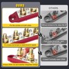 MOFEEZ Power Distribution Block Bus Bar, 4 x 5/16" Posts,