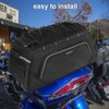 Leopauto Motorcycle Tail Bag - Waterproof Large Capacity Motorcycle Trunk