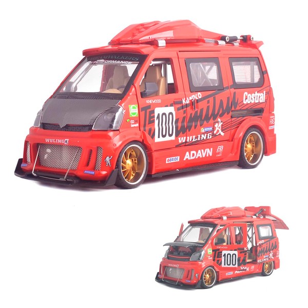 Ailejia Sprinter Van Car Toy Hot Rod Diecast Metal Model