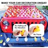 10Pcs Duck Holder for Car Dash, Rubber Duck Mounts Duck