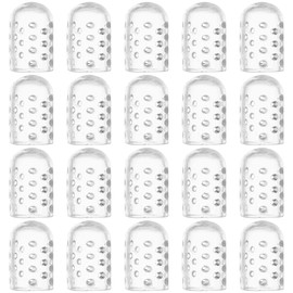 20 PCS Silicone Toe Protectors, Breathable Toe Bandages, Anti-Friction Toe Covers, Flexible Toe Caps for Multiple Shoe Types